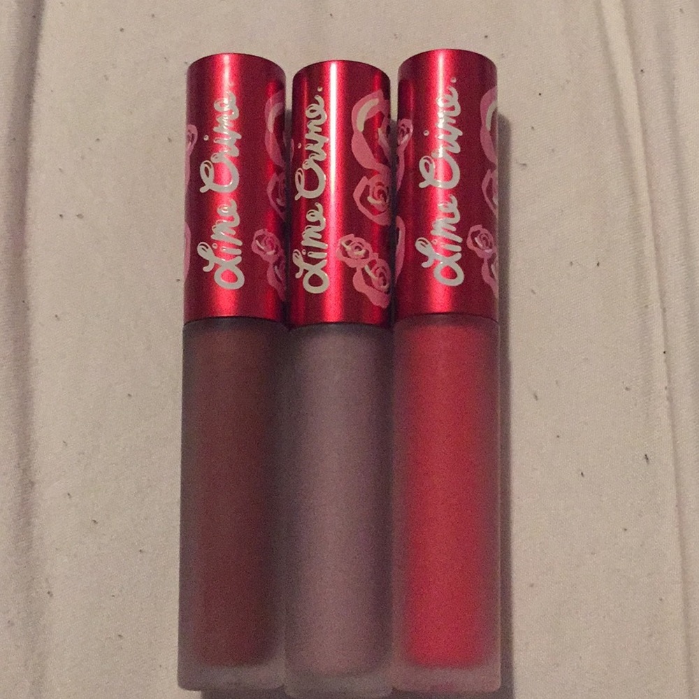 Lime crime liquid lip sticks